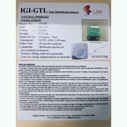 4.17 Ratti Natural Panna Stone with Govt. Lab Certificate (8100)